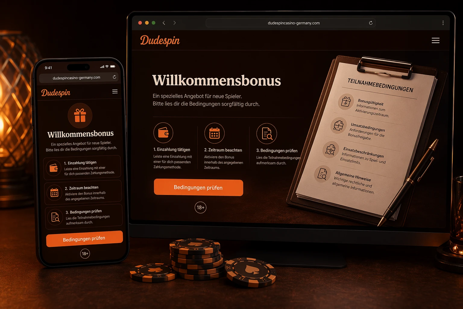Dudespin Casino Willkommensbonus: was vor der Aktivierung wichtig ist