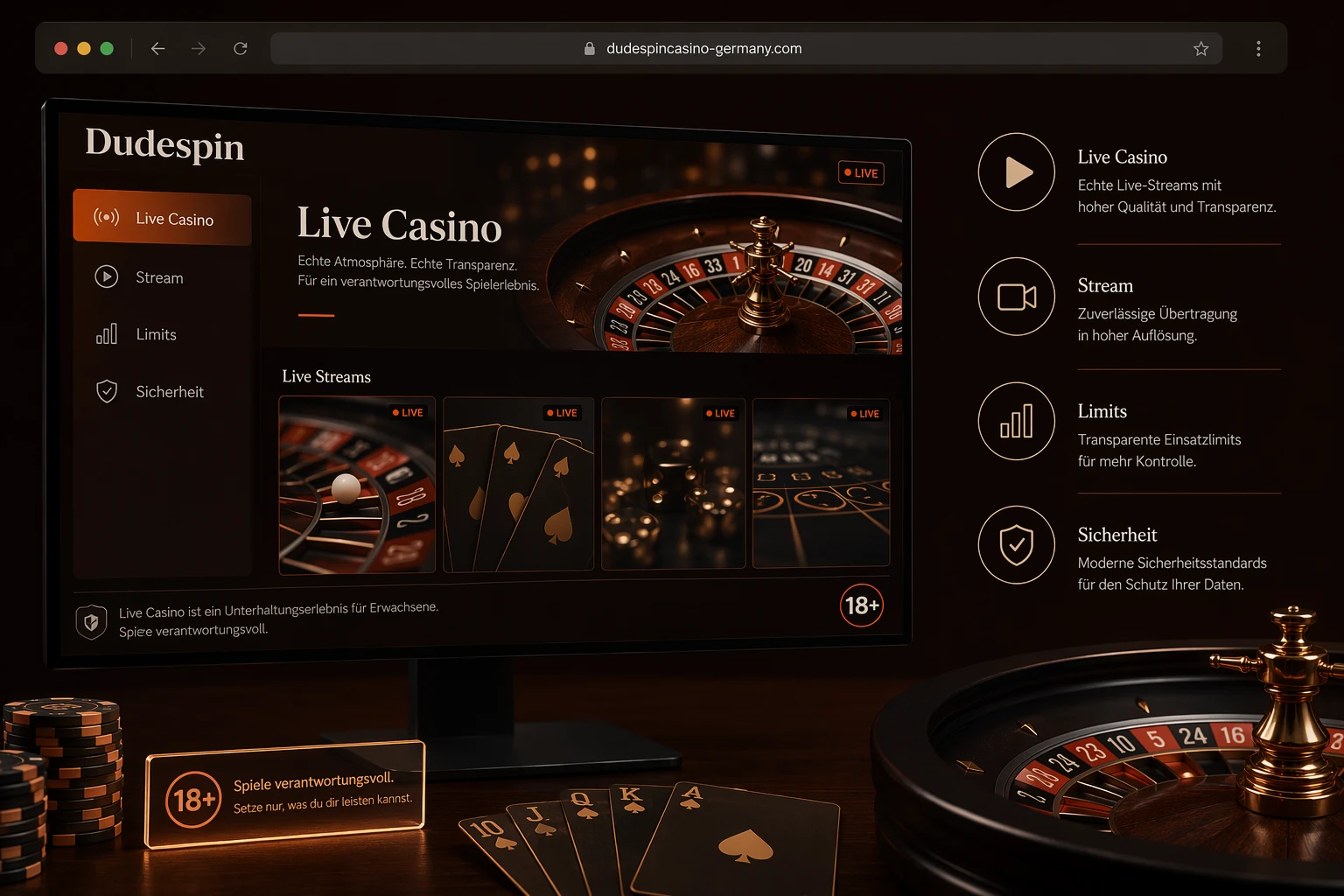 Fazit zum Dudespin Live Casino